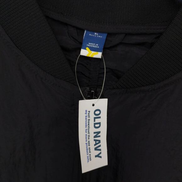 NWT Old Navy Women's XL Quick Dry Full-Zip Cropped Athletic Jacket Drop Shoulder - Picture 4 of 5